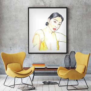 Original portrait painting