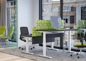 Progress Plus Height Adjustable Sit Stand Veneer Desk