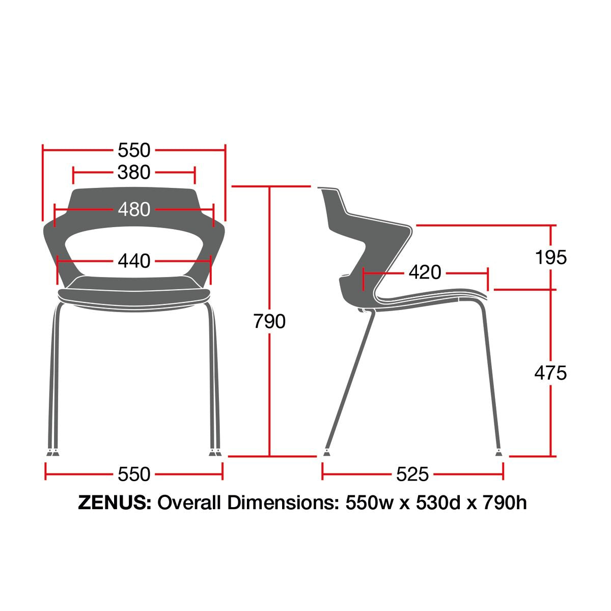 Zen Multi-Purpose upholstered Chair