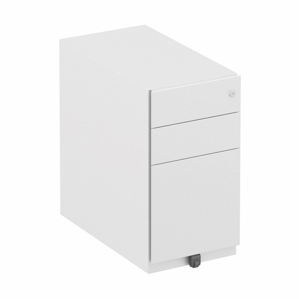 Mobile 3 Drawer Narrow Steel Pedestal