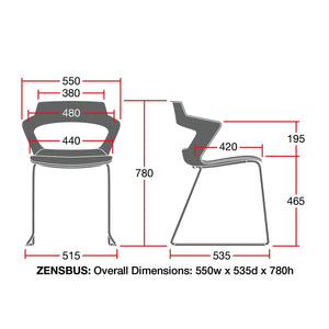 Zen Multi-Purpose upholstered Chair